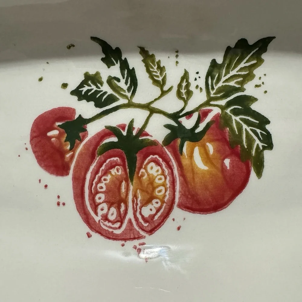 Papart Seramik Tomatoe Serving‎ Dish L12.5